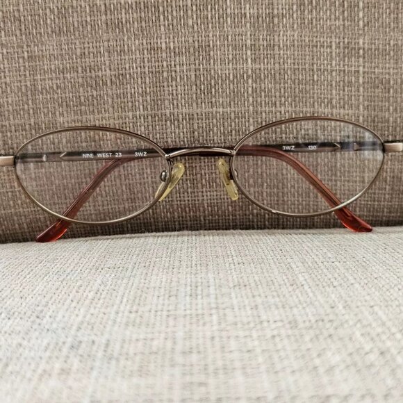 Nine West Ladies Eyeglasses/Glasses Frame Brown Tone Vintage 3WZ 23 48[]19 130 - Picture 5 of 12